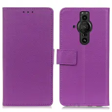  Sony Xperia Pro-I Fodral L&auml;der Lila