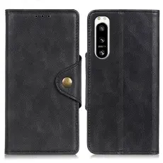  Sony Xperia 5 IV Fodral Magnetisk M&auml;ssing Svart