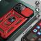  iPhone 13 Mini - CamShield Armor Hybrid Ring Skal - Svart