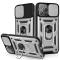  iPhone 13 Mini - CamShield Armor Hybrid Ring Skal - Silver