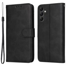  Samsung Galaxy A14 4G/5G Fodral L&auml;der Svart