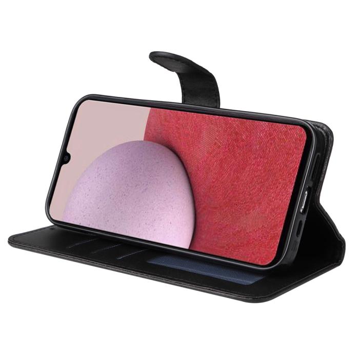 Bild 3,  Samsung Galaxy A14 4G/5G Fodral Läder Svart