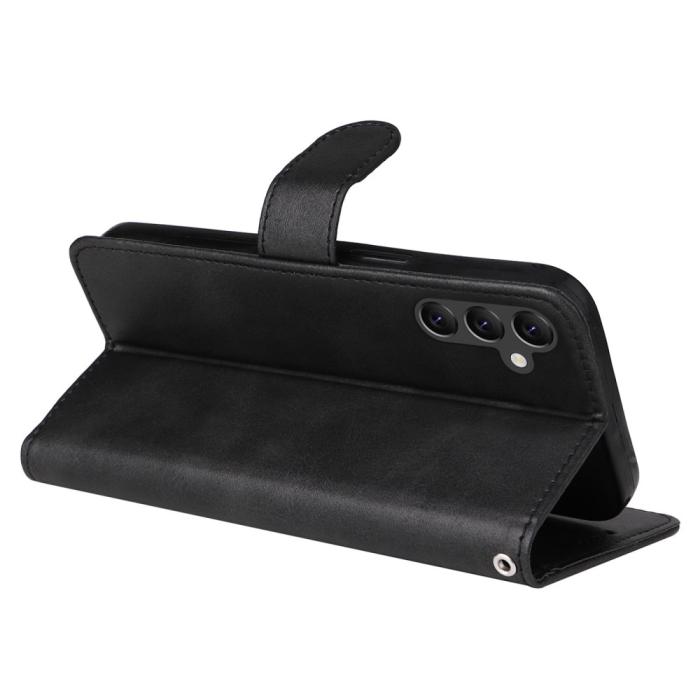 Bild 4,  Samsung Galaxy A14 4G/5G Fodral Läder Svart