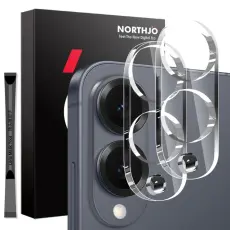 NORTHJO NORTHJO Galaxy S25 Edge 2-PACK Linsskydd Transparent