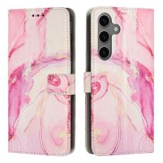  Samsung Galaxy A27 5G Fodral L&auml;der Marmor Rosa