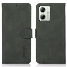 KHAZNEH KHAZNEH Motorola Moto G54 5G Fodral Retro L&auml;der Gr&ouml;n