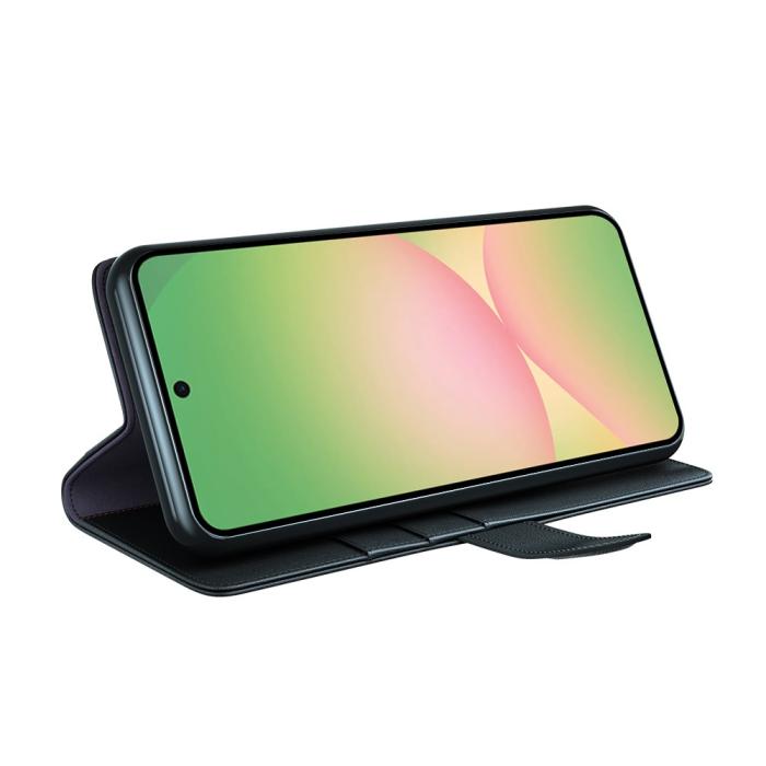 Bild 3,  Samsung Galaxy A57 5G Fodral Premium Äkta Läder Svart