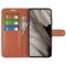  Google Pixel 8 Pro Fodral Litchi Textur Brun