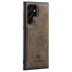 DG.MING DG.MING Samsung Galaxy S23 Ultra Skal L&auml;derbelagt M&ouml;rk Brun