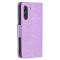  Samsung Galaxy S21 FE Fodral Butterfly Läder Lila