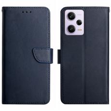  Xiaomi Redmi Note 12 Pro 5G Fodral &Auml;kta L&auml;der Nappa Bl&aring;