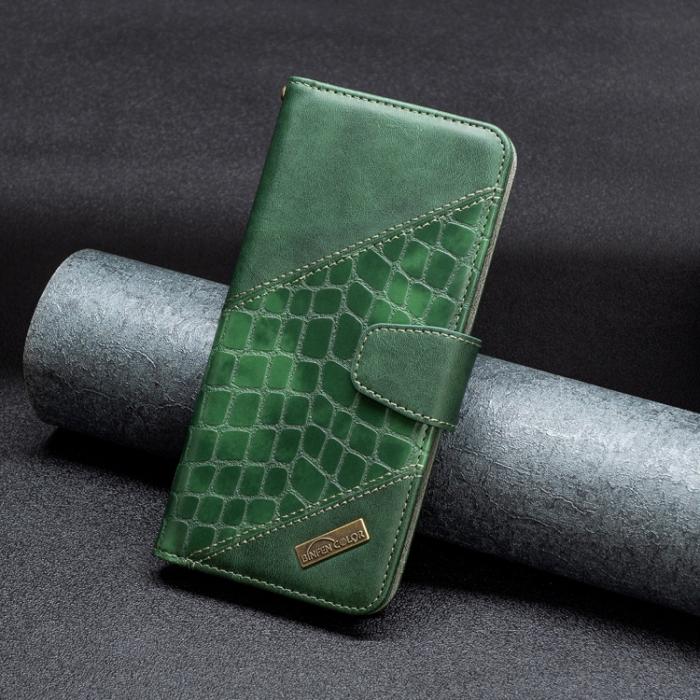 Bild 6,  Samsung Galaxy A33 5G Fodral Krokodil Textur Grön