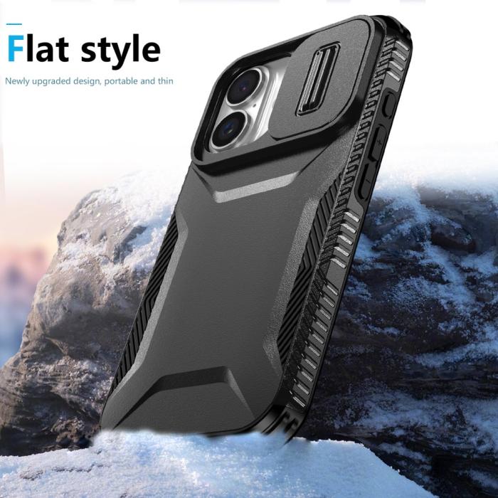 Bild 5,  iPhone 16 Plus Skal CamShield Hybrid Svart
