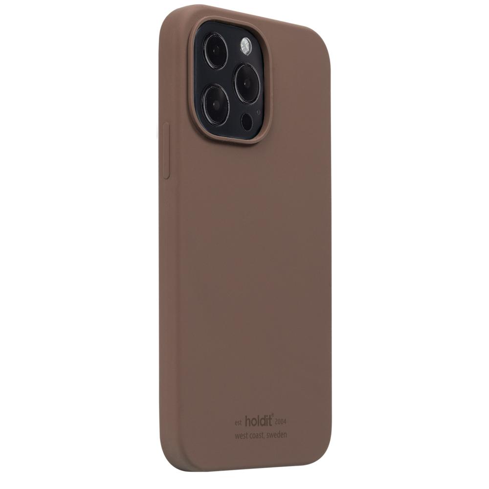 holdit holdit iPhone 13 Pro Skal Silikon Dark Brown