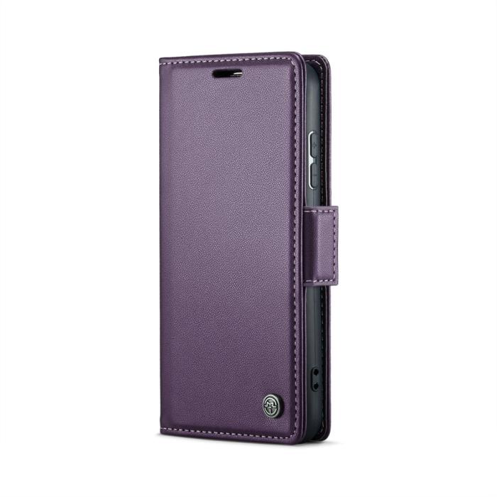 Bild 2, CASEME CASEME Samsung Galaxy S25 Fodral RFID Läder Lila
