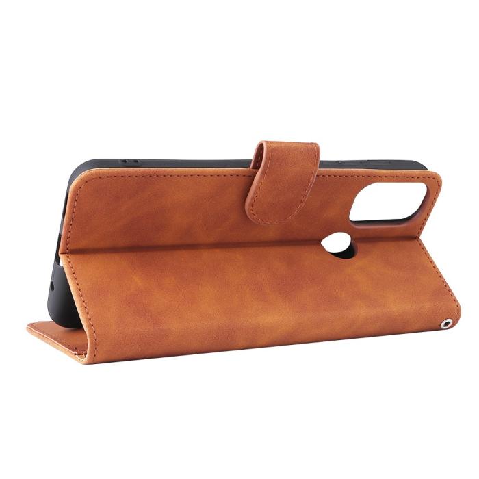 Bild 6,  Motorola Moto E20 Fodral Solid Brun