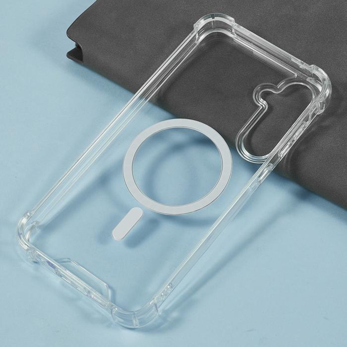 Bild 4,  Galaxy A37 5G Skal MagSafe Shockproof Hybrid Transparent