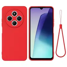  Xiaomi Redmi 14C Skal Liquid Silikon R&ouml;d
