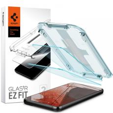 Spigen Spigen Samsung Galaxy S22 2-PACK Sk&auml;rmskydd GLAS.tR "Ez Fit"