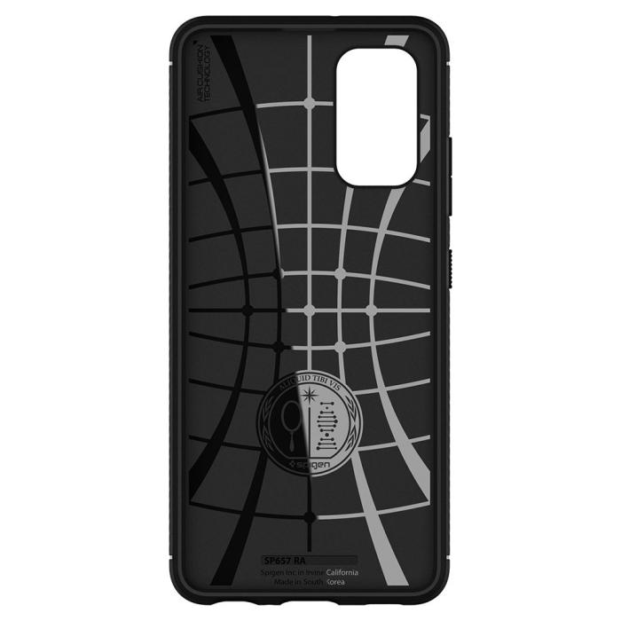 Bild 4, Spigen Spigen Samsung Galaxy A52/A52s Skal Rugged Armor Svart
