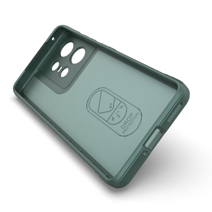 Bild 2,  Motrola Edge 50 Pro 5G Skal Magic Shield Mörk Grön