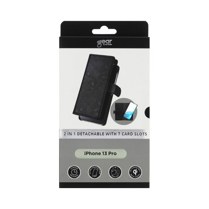 Bild 2, Gear GEAR iPhone 13 Pro 2in1 Magnet Fodral / Skal Flerfack Svart