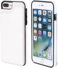  iPhone 7/8 Plus - Skal Med Korth&aring;llare - Vit