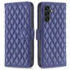  Samsung Galaxy A55 5G Fodral Diamond L&auml;der Bl&aring;