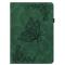  Samsung Galaxy Tab A11 Plus Fodral Butterfly Flower Grön