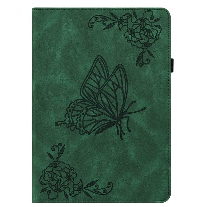 Bild 6,  Samsung Galaxy Tab A11 Plus Fodral Butterfly Flower Grön