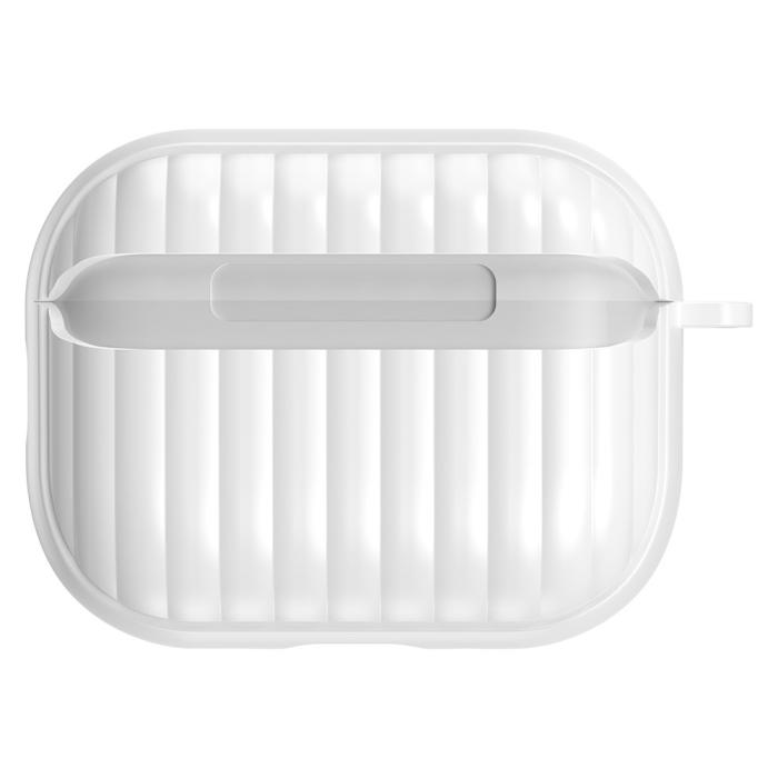 Bild 2,  AirPods Pro 3 Skal Hybrid Shell Texture Vit