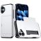  iPhone 17 Skal Hybrid Med Kortfack Silver