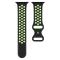 ColorPop Sportarmband Dual-Color Apple Watch 42/41/40/38 mm (M/L) Svart/Grön