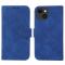  iPhone 15 Fodral Skin Touch Läder Blå