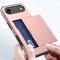  iPhone Air Skal Hybrid Med Kortfack Silver