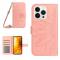  iPhone 15 Pro Fodral Solros Tryck Rosa