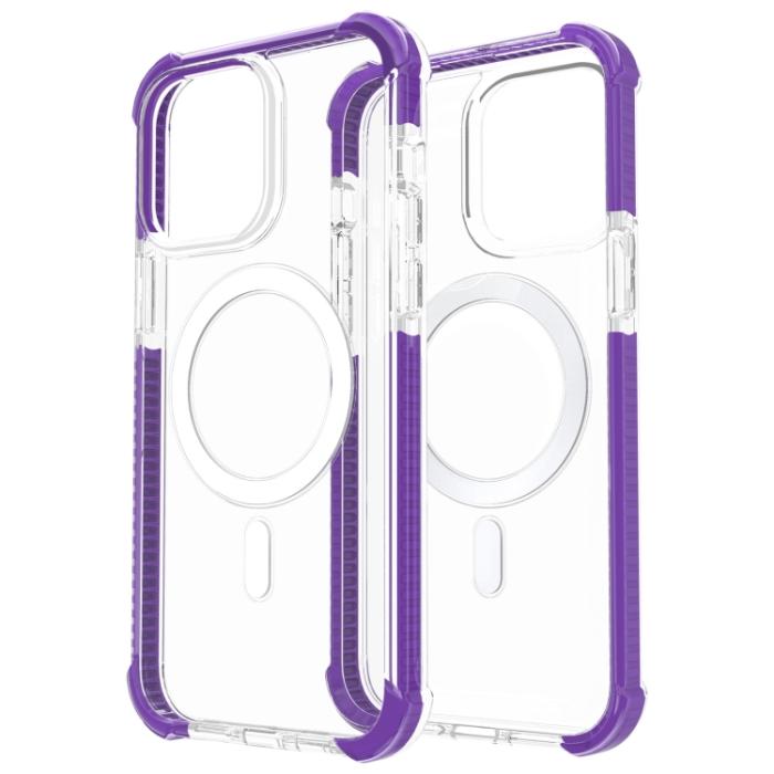 Bild 3,  iPhone 15 Pro Skal Shockproof MagSafe Hybrid Lila