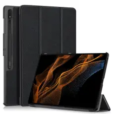  Samsung Galaxy Tab S9 Ultra Fodral Tri-Fold Svart