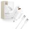 Tech-Protect Tech-Protect 45W Väggladdare PD QC3.0 Inkl USB-C Kabel Vit