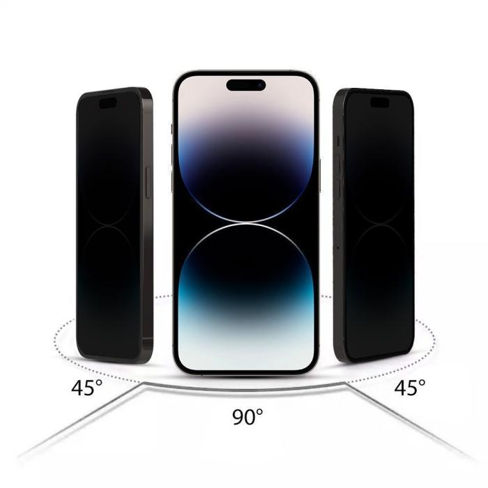 Bild 5, HOFI HOFI iPhone 16 Pro Max 2-PACK Skärmskydd Anti Spy Pro+ Privacy
