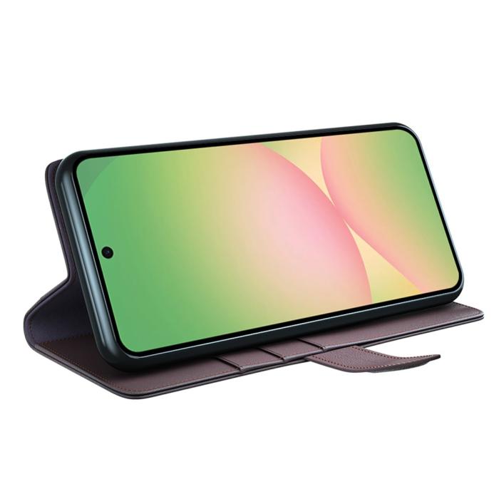 Bild 3,  Samsung Galaxy A57 5G Fodral Premium Äkta Läder Brun