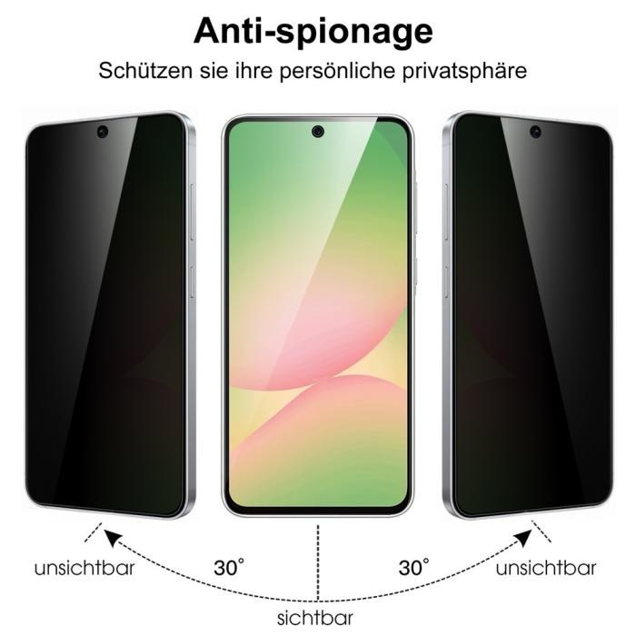 Bild 5,  Samsung Galaxy A57 5G Skärmskydd Heltäckande Privacy