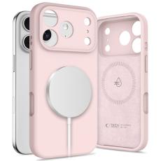 Tech-Protect Tech-Protect iPhone 17 Pro Max Skal MagSafe Silicone Pink Pearl