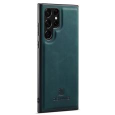 DG.MING DG.MING Samsung Galaxy S23 Ultra Skal L&auml;derbelagt Gr&ouml;n