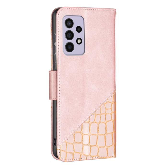 Bild 3,  Samsung Galaxy A33 5G Fodral Krokodil Textur Roséguld