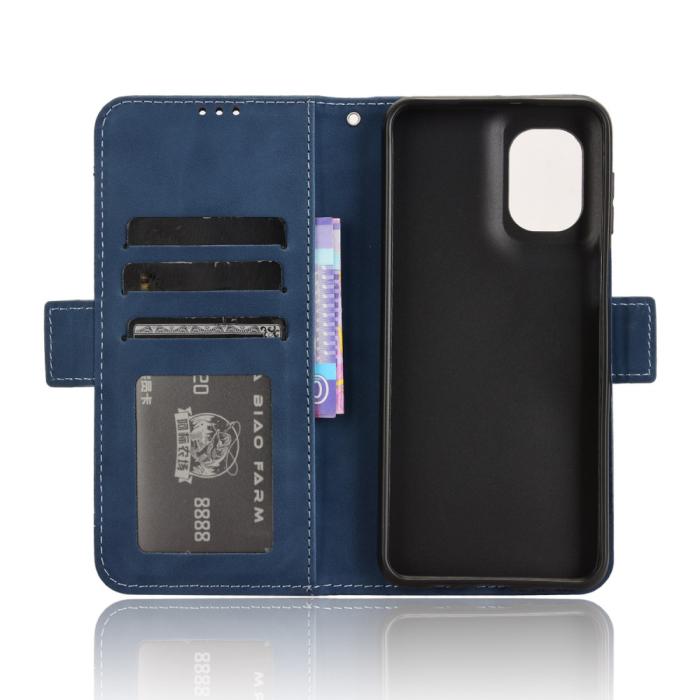 Bild 5,  Motorola Moto G55 5G Fodral Med Avtagbart Kortfodral Blå