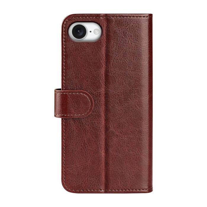 Bild 6,  iPhone 17e / 16e Fodral Crazy Horse Läder Brun