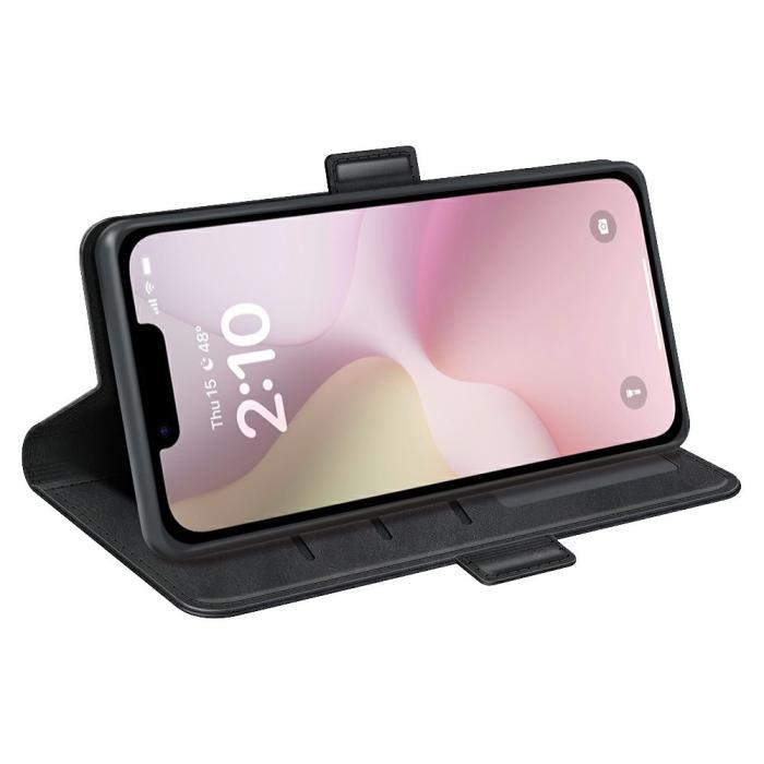 Bild 3,  iPhone 17e / 16e Fodral Läder Svart