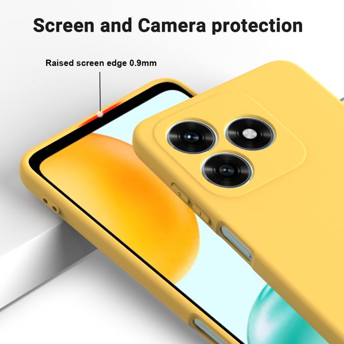 Bild 4,  Honor X5c Plus Skal Liquid Silikon Gul