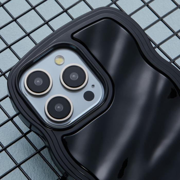 Bild 5,  iPhone 14 Pro Max Mobilskal Wavy Textur Svart